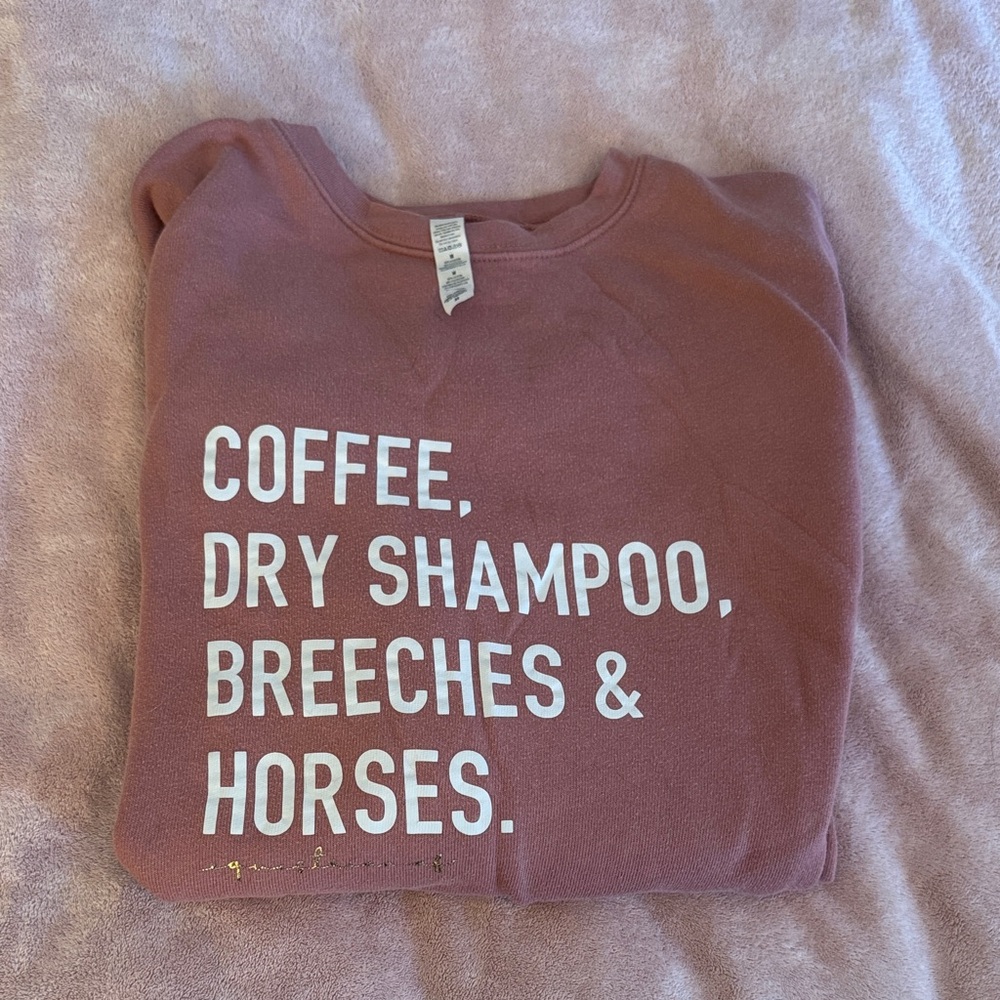 Women's Pink equestrian af sweatshirt